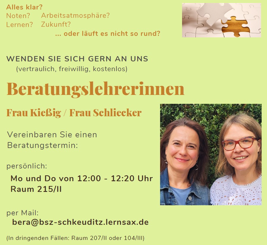 Beratungslehrerin klein